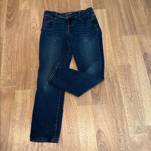 Chico's Dark Blue Straight Leg Jeans